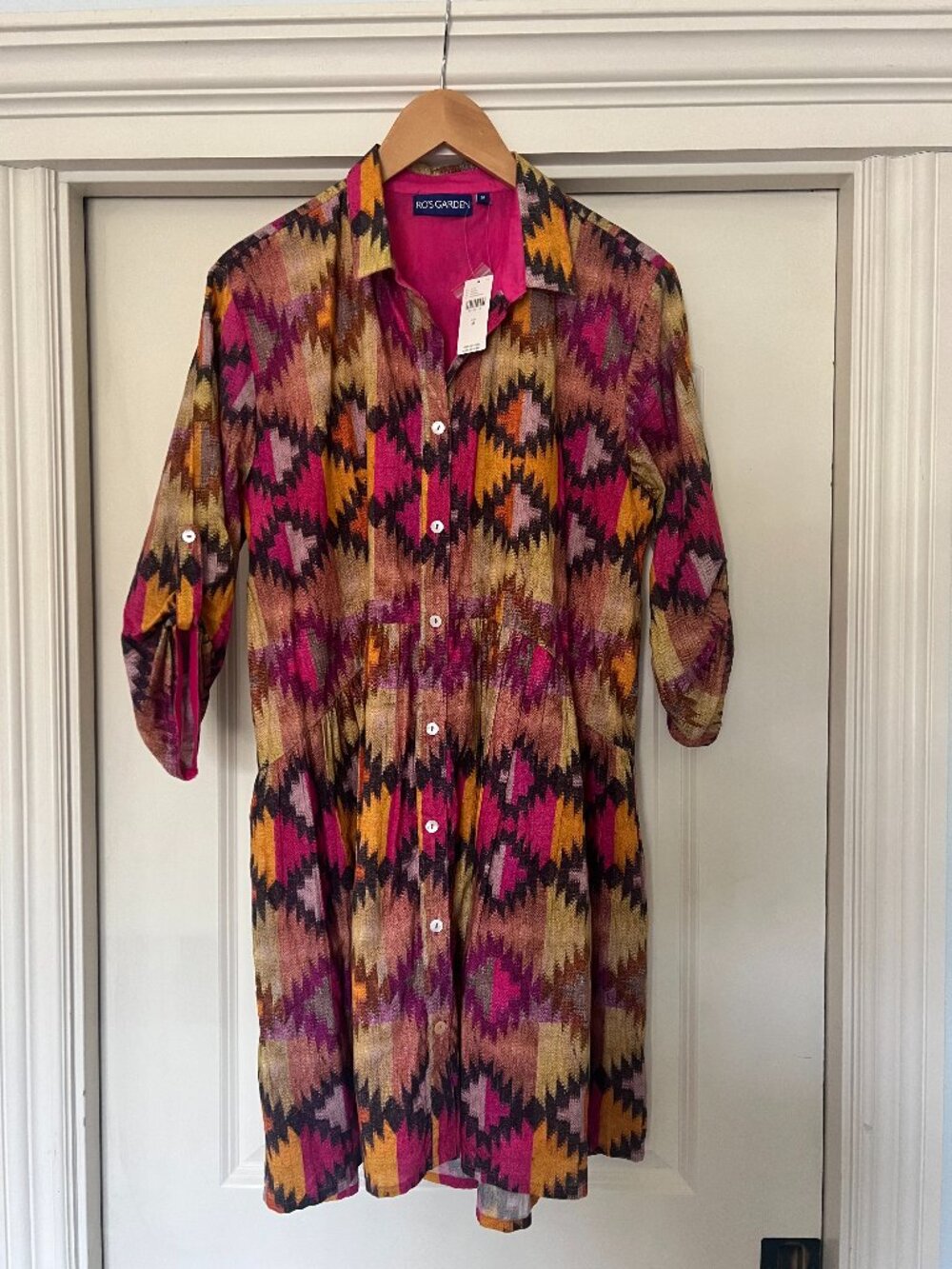 Anthropologie ikat dress